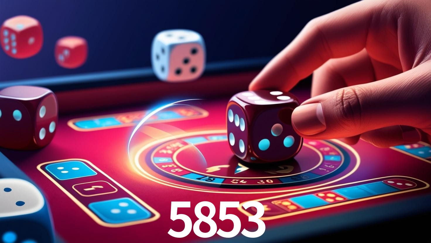 5853